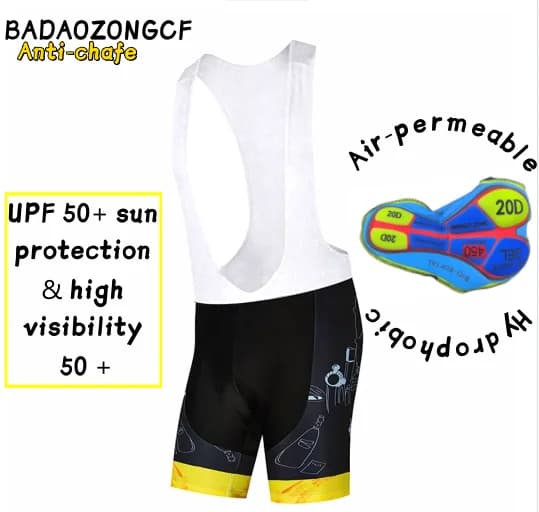 Cycling Bib Shorts for Men, 3D Padded Breathable Road Bike Shorts Men, Lightweight Biking Bicycle Bibs