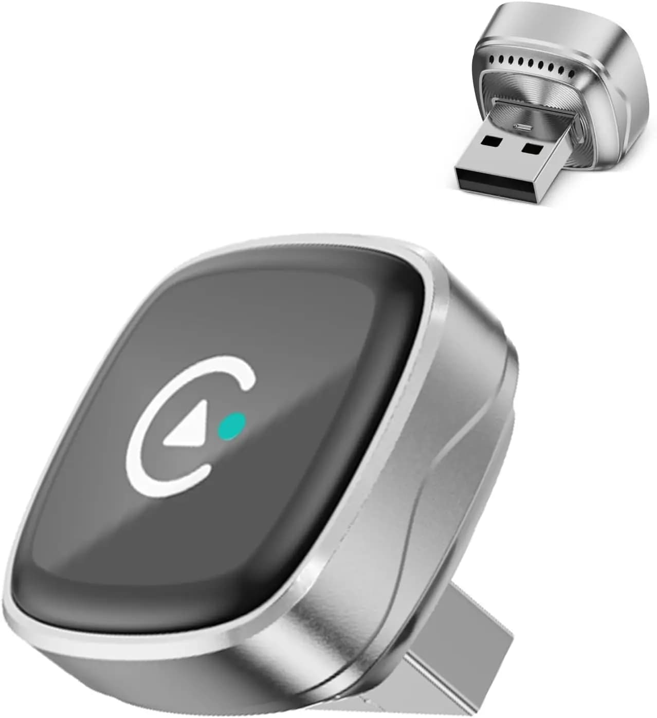 Wireless Ultra Mini CarPlay 2026 Adapter for iPhone and Android USB Auto for Apple CarPlay Dongle Plug & Play for iOS, Android