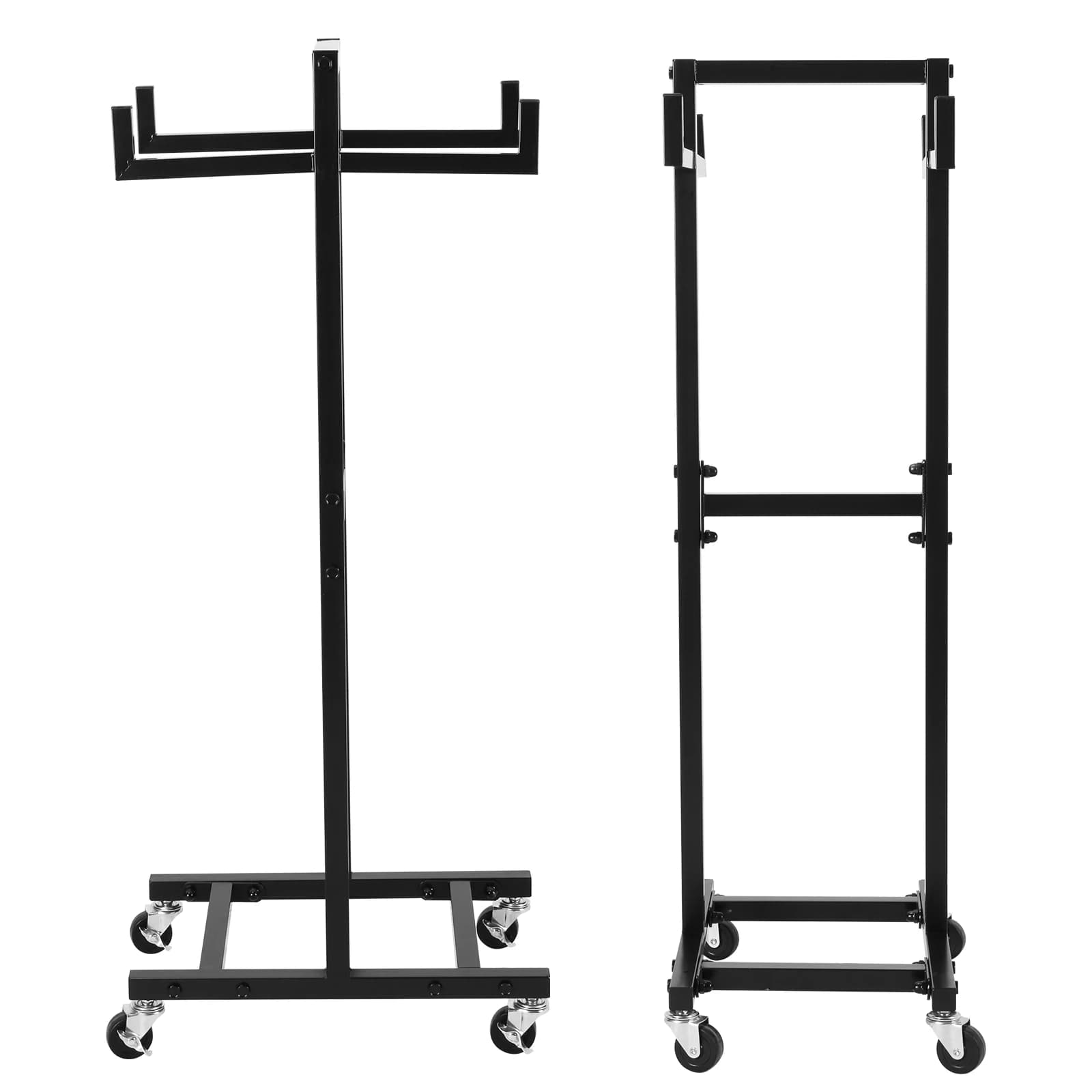 Mobile storage cart 100 cm space saving with wheels, gymnastics display, gymnastics circle organizer, home gym, office