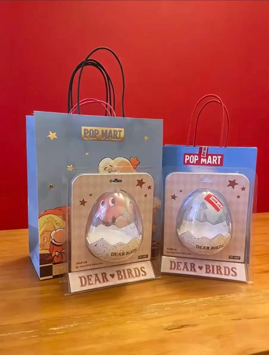 POP MART Dear Birds Series Kawaii Anime Blind Box Surprise Mystery Action Figure Dolls for Girls Collectible Toys