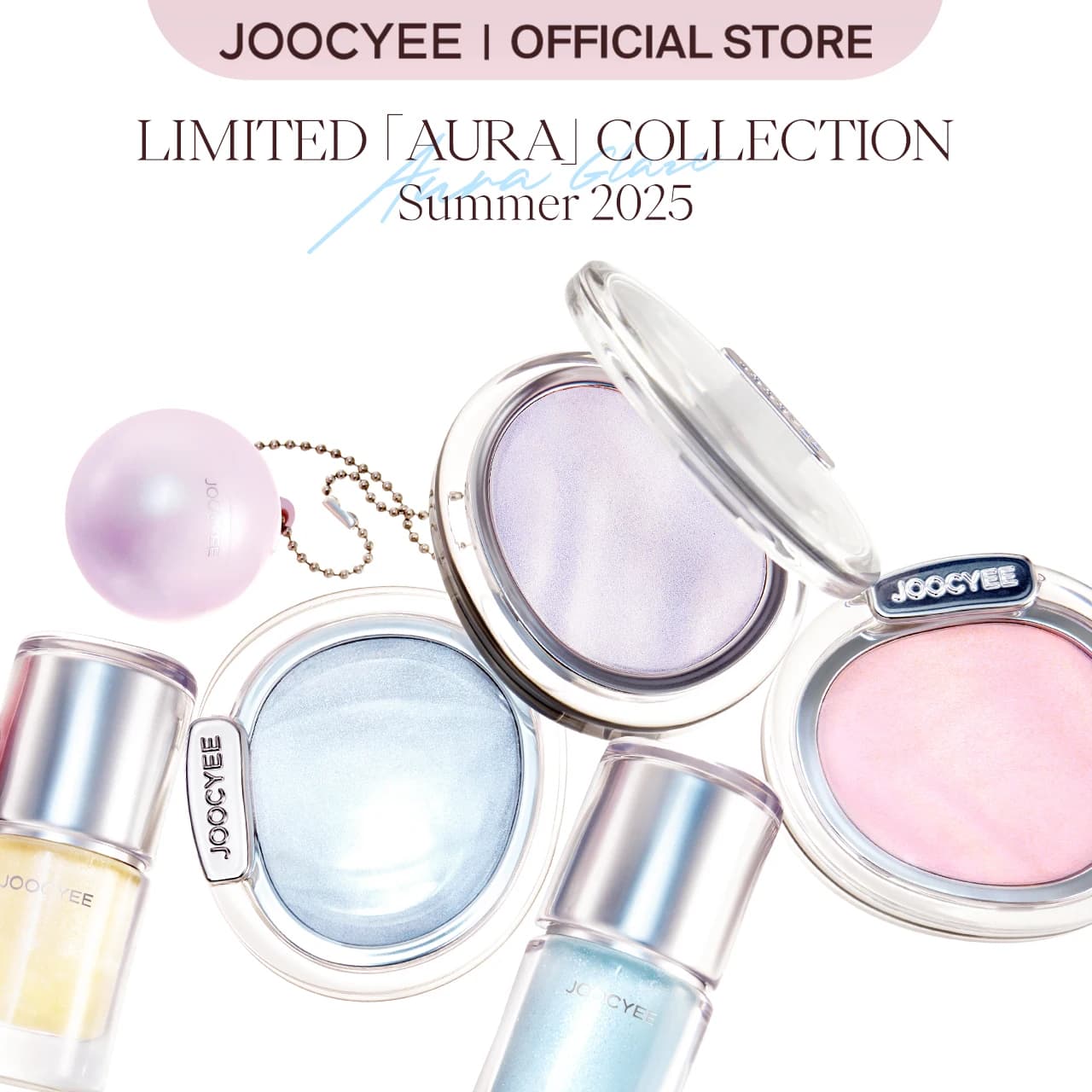 JOOCYEE Limited「AURA」Collezione Water-Glow Blush & Evidenziatore a lunga durata Mantiene la lucentezza