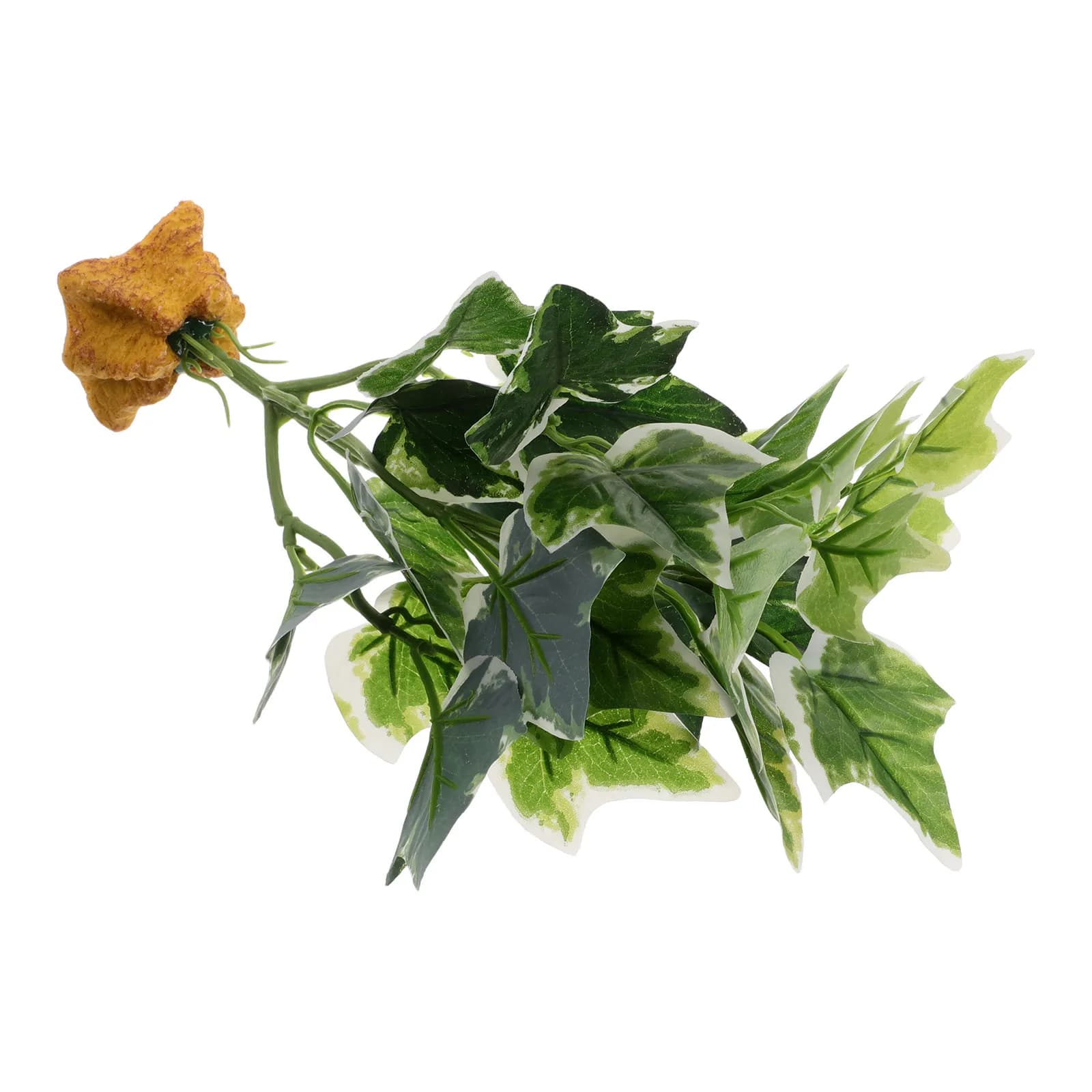 Reptile Artificial Plants Realistic Plastic Greenery Amphibian Habitat Hideout Terrarium Decoration for Snake Turtle Lizard