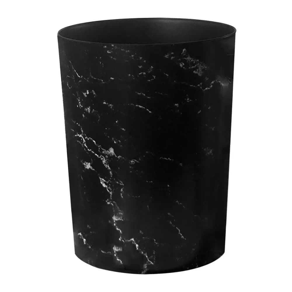 2 Gallon Wastebasket for Kitchen, Bathroom, Office, Dorms, and Laundry Room - Black (1 Pack)