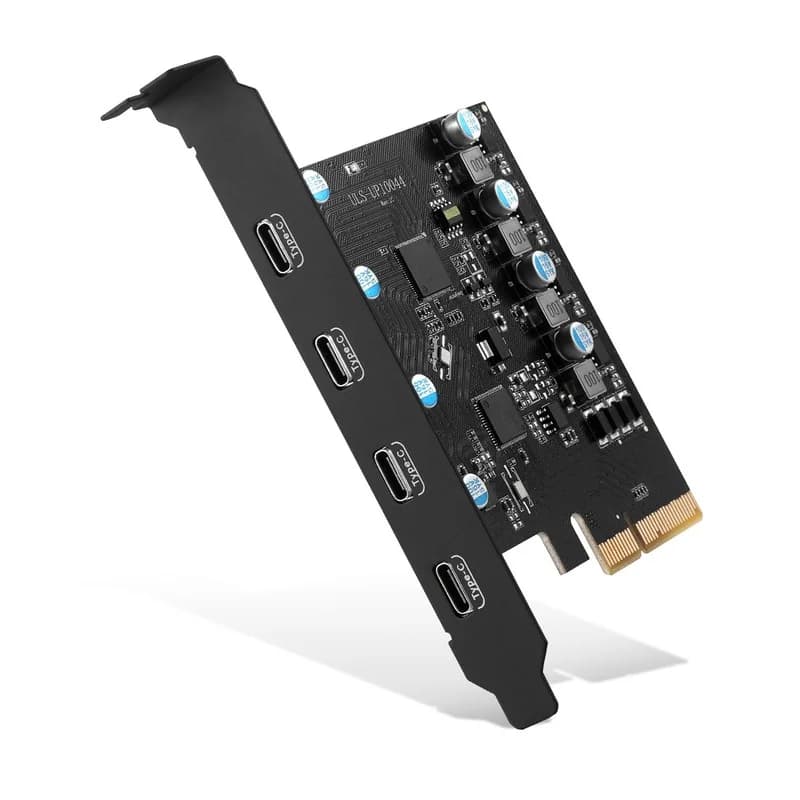 Scheda PCI Express USB 3.2/3.1 PCI Express a 4 porte tipo C Hub adattatore Controller scheda di espansione interna PC Desktop