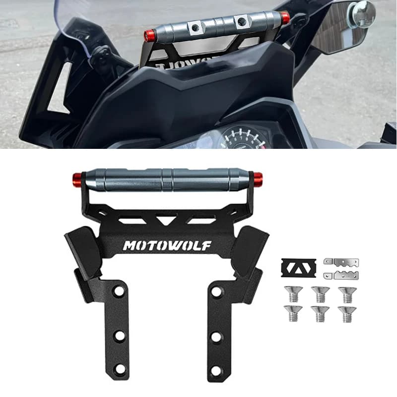 Misura Per HONDA NSS350 NSS FORZA 350 FORZA350 2021-2024 Supporto Del Telefono Del Motociclo Staffa di Navigazione GPS Supporto USB Del Basamento