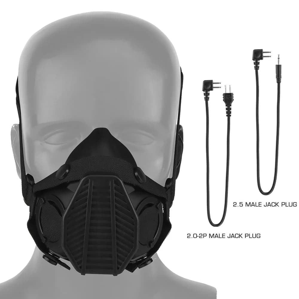 Special breather tactical mask antigas communication version outdoor combat softair half mask cosplay tips of Halloween