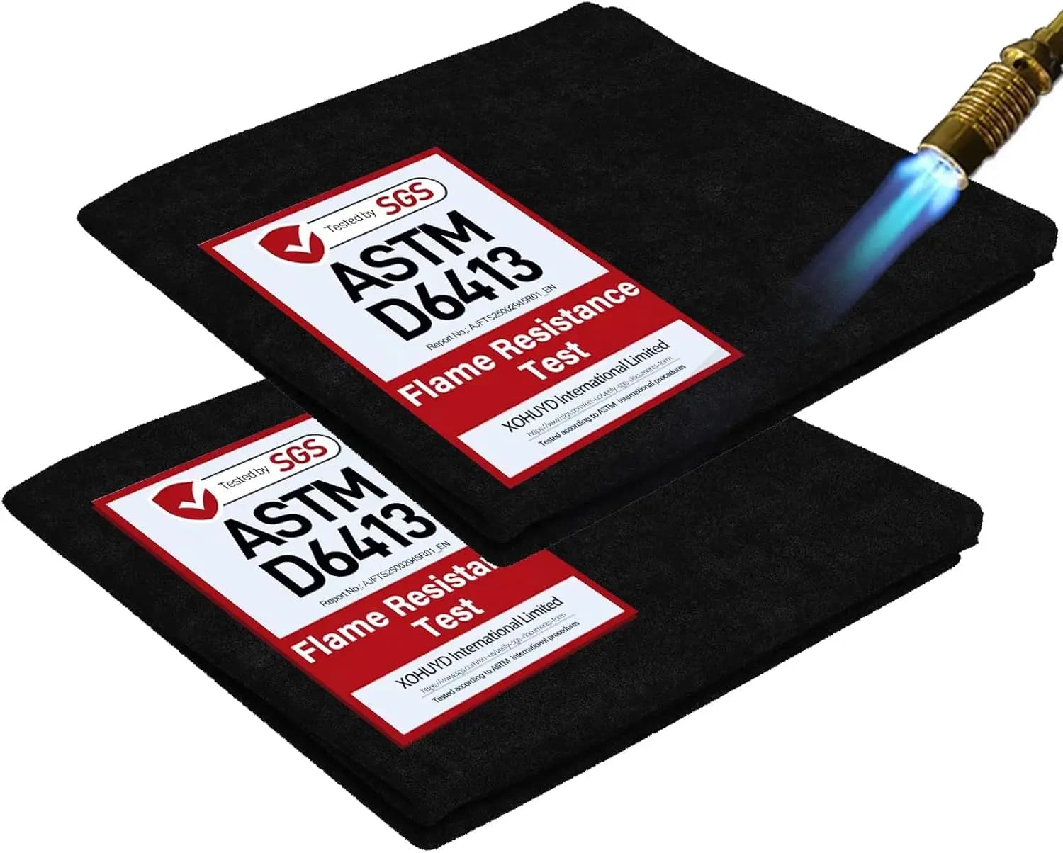 Set di 2 Coperte Ignifughe per Saldatura 11x14 Pollici, Spessore 5mm, Protezione dal Calore per Saldatura, Griglia e Braciere
