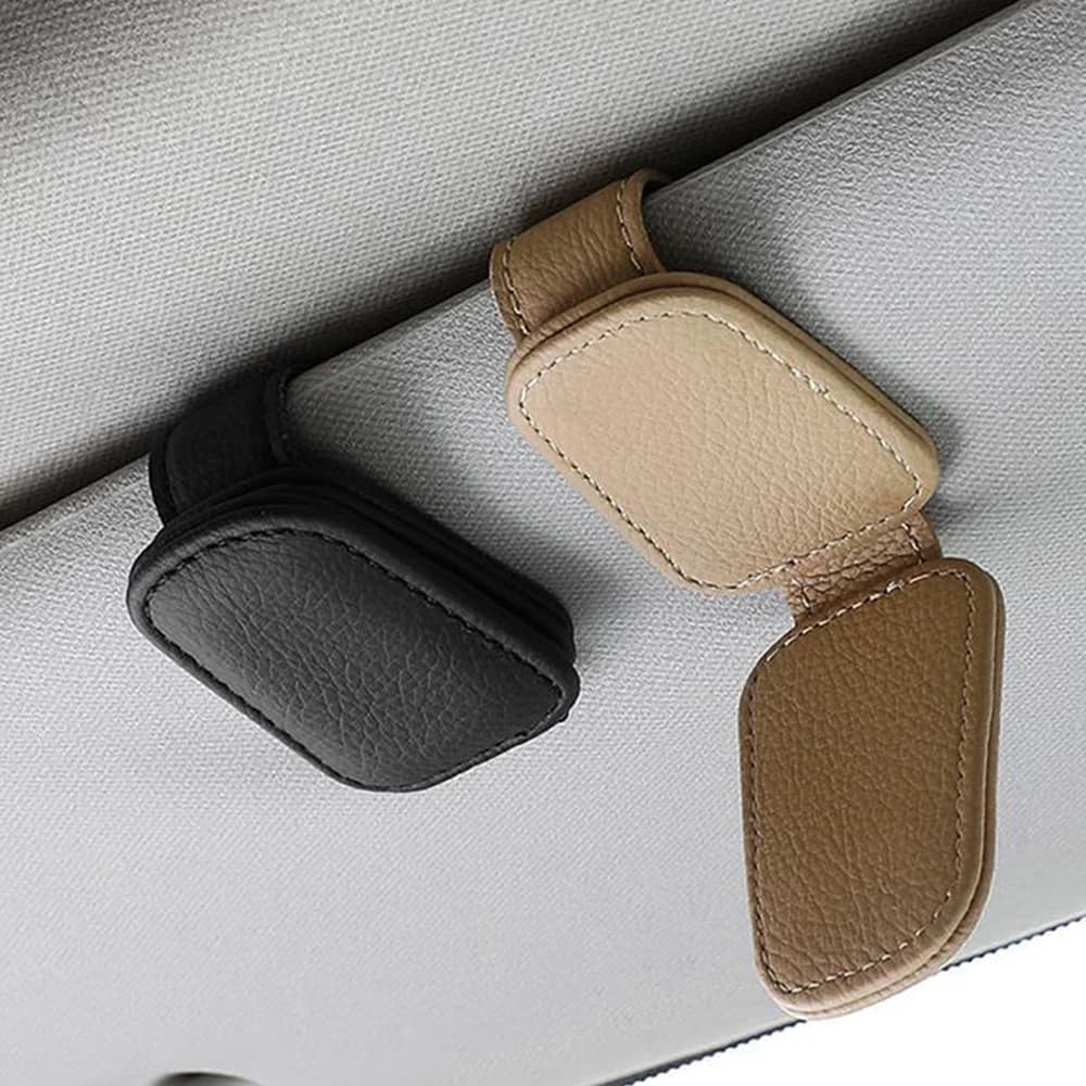 Universal Car Sunglasses Clip Card Holder for Fixing Pen Eyewear Seals Accessories for Car