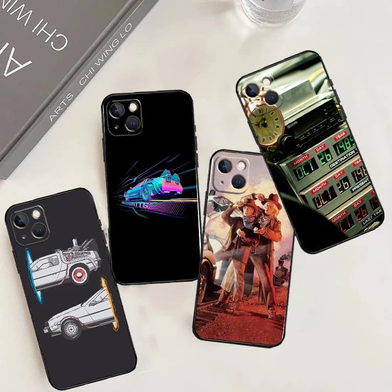 Back To The Future Phone Case For iPhone 17 Pro Max16 15 14 13 11 12 Pro Max Plus 12 13 Mini 16e 17 Air Cover