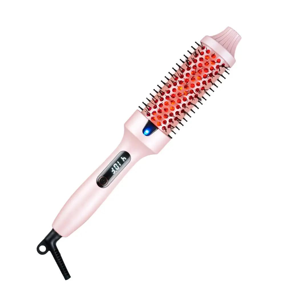 Negative ion heat brush Heat brush Heated round brush Hair plate Hair curling Hair dryer Hot comb Iron IR hair curling