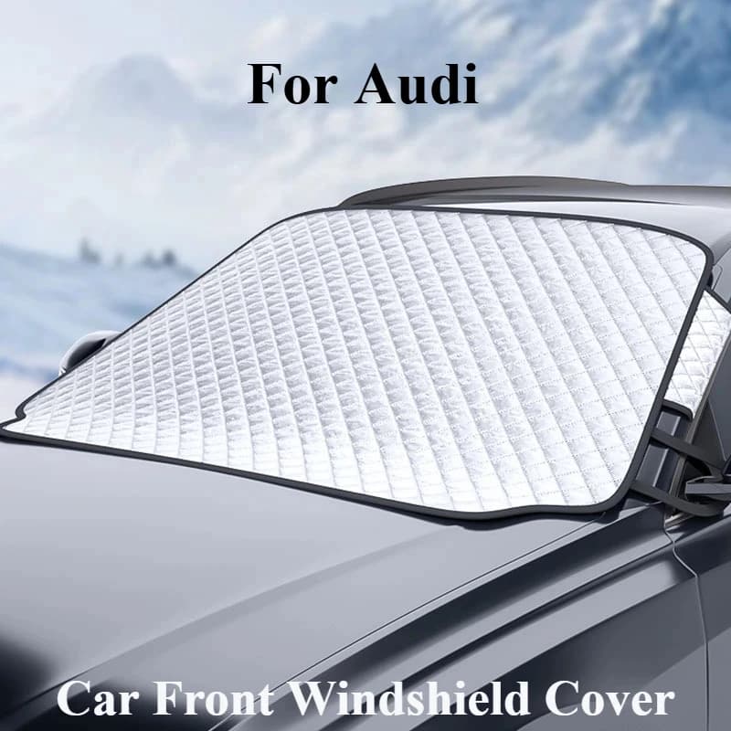 Per Audi A3 8L 8P A4 B6 B7 B8 A6 C5 C6 4F RS3 Q3 Q7 TT 8L 8V S3 Auto Parabrezza Anteriore Parasole Anti-Pneve Copertura Ghiaccio Gelo Antigelo guardia