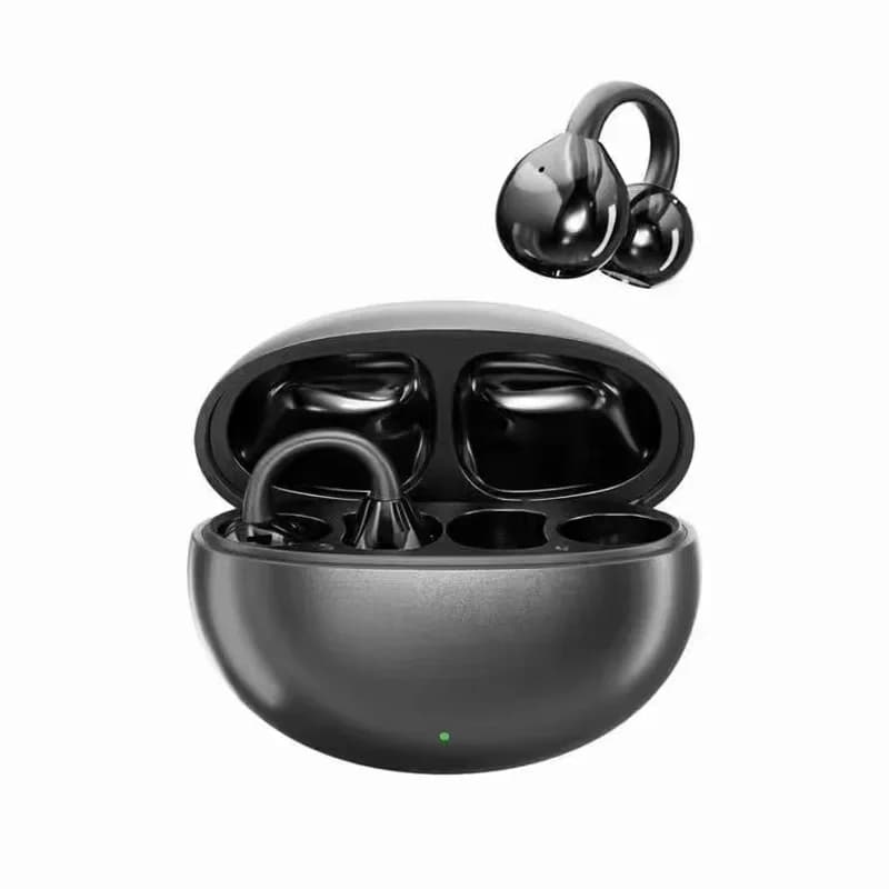 Auricolari Bluetooth wireless veri stile Earclip con orecchie aperte e non flusso nell'orecchio, adatti per Huawei, Apple e Android Devic