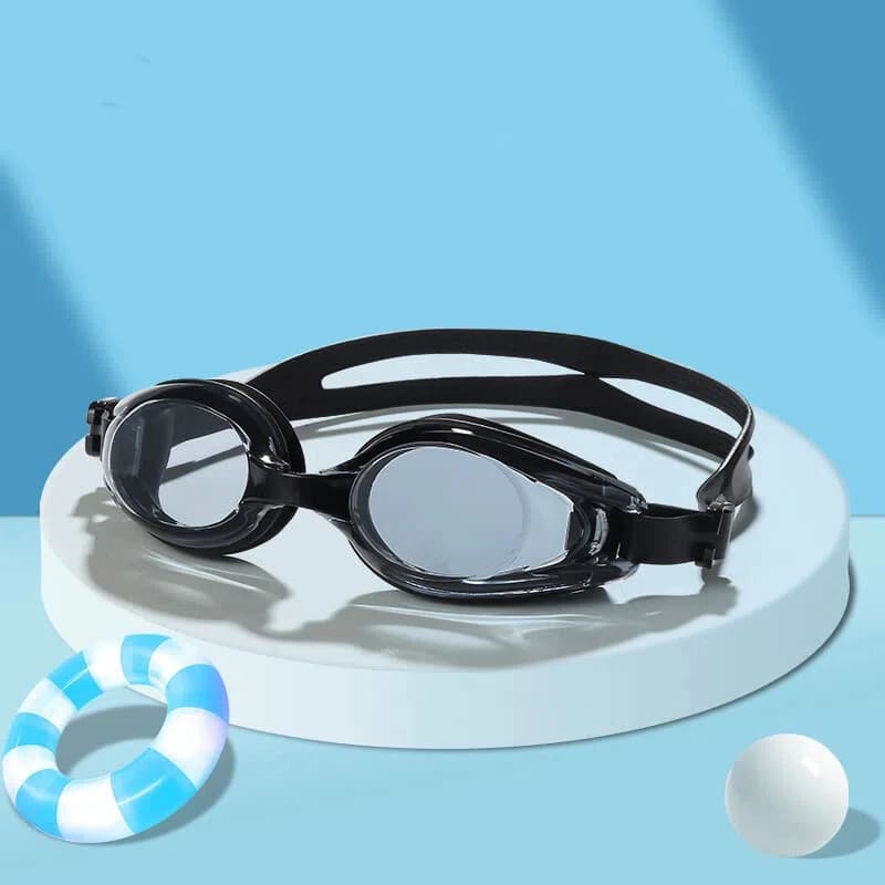 Unisex Raincoats for Adults - Transparent Lens, Silicone Strap for Youth Training, Anti-fog Glasses for Pool and Aquatic Sports