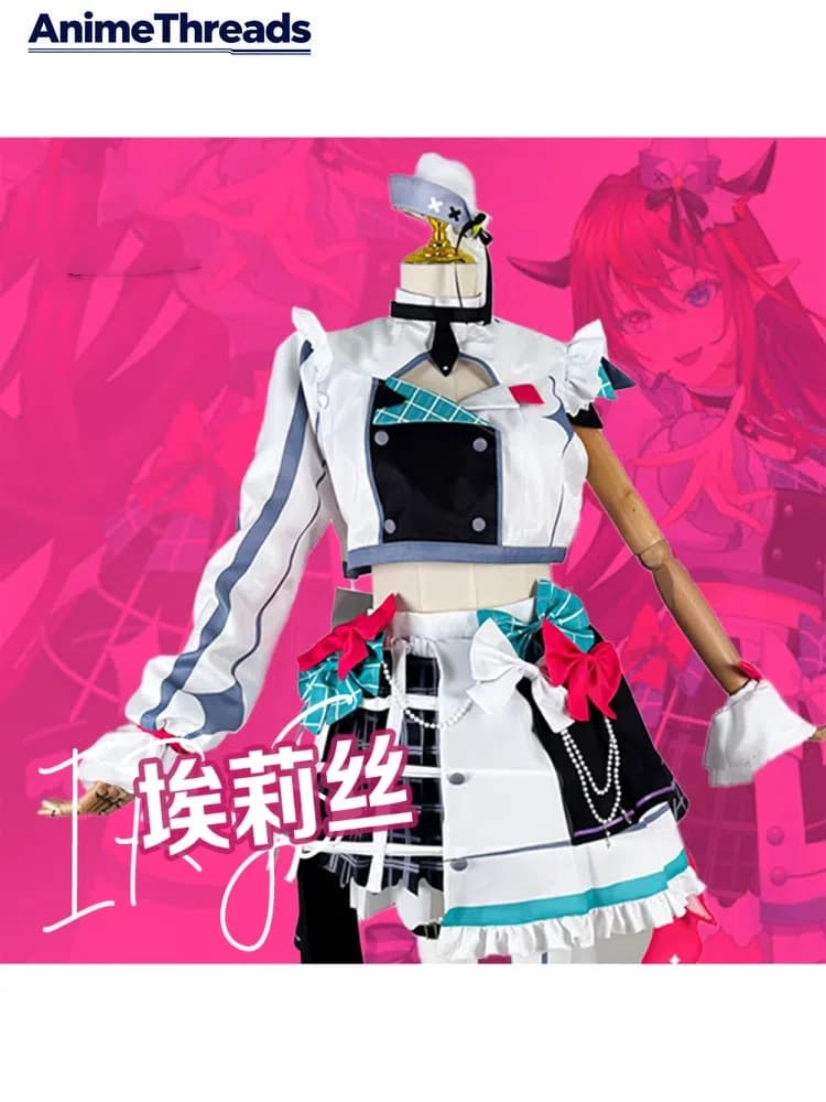 Costume Cosplay di Irys da THREAD Vtuber Hololive4th, Uniforme per Giochi Anime, Feste, Halloween, Abbigliamento per Giochi di Ruolo