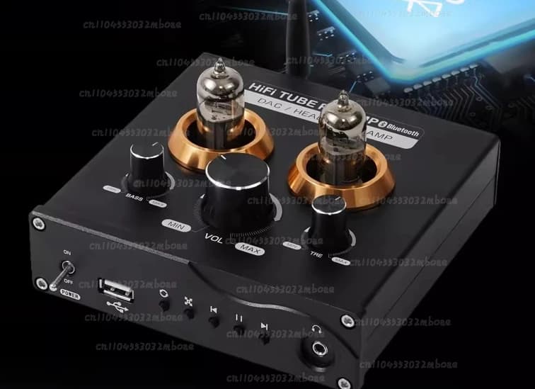 Preamplificatore a valvole 65U per audiofili, lettore lossless USB e schede TF, amplificatore frontale per cuffie