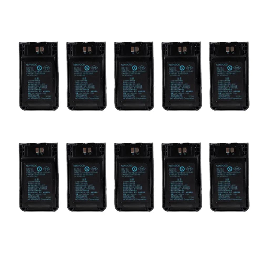 10 pz KNB-65L batteria agli ioni di litio per Kenwood TK-U10 TK-3000 TH-K20A THK40A walkie talkie Spessore batteria