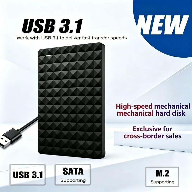 OEM For Seagate Portable External HDD 2.5 Inch USB3.0 High Speed Large Capacity Data Storage Hard Disk Hot Sale