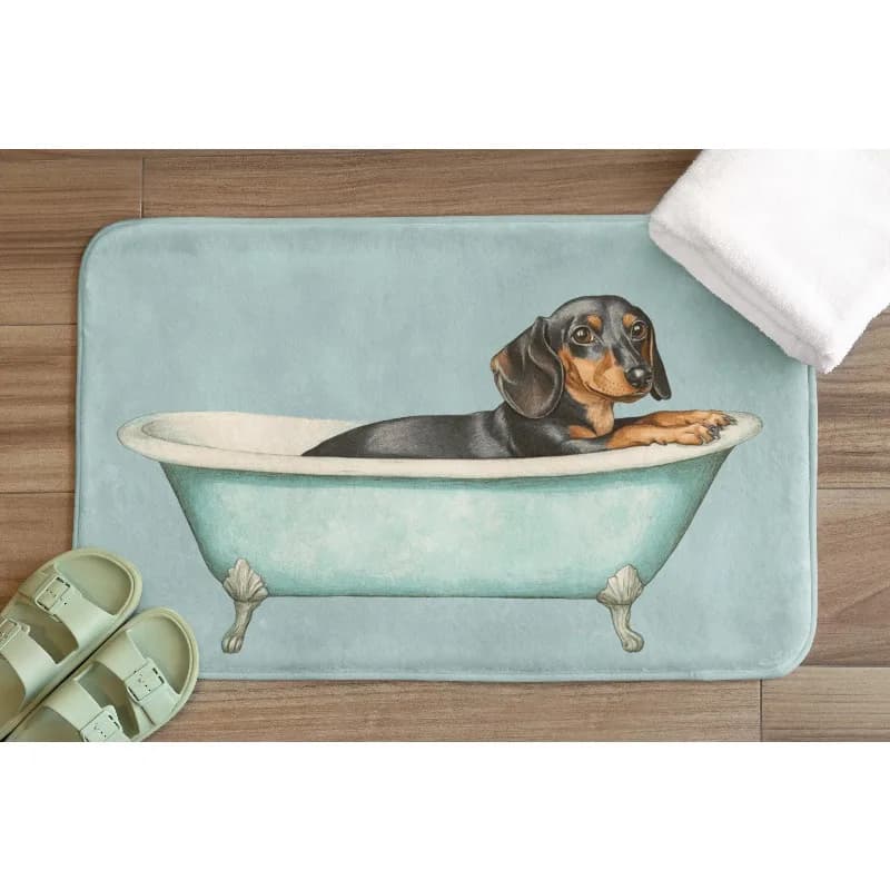 Tappeto con Motivo Bassotto, Coccodrillo, Gufo, Drago, Tappetino Stampato per Soggiorno, Camera da Letto, Cucina, Decorazione