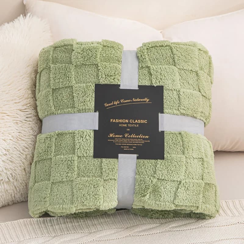 Coperta waffle, coperta invernale lavorata a maglia, coperta treccia jacquard, calda coperta regalo, per lenzuolo o copridivano quattro stagioni