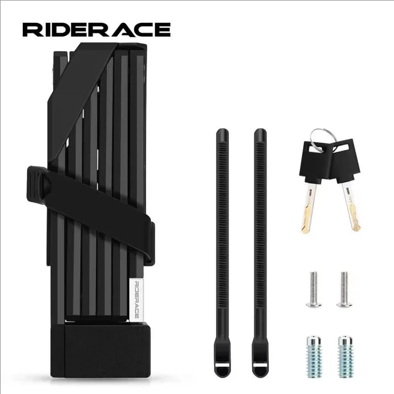 Lucchetto per bicicletta pieghevole per scooter da bici MTB elettrico E-Bike Lucchetto a catena per ciclismo su strada Serrature portatili antifurto ad alta sicurezza