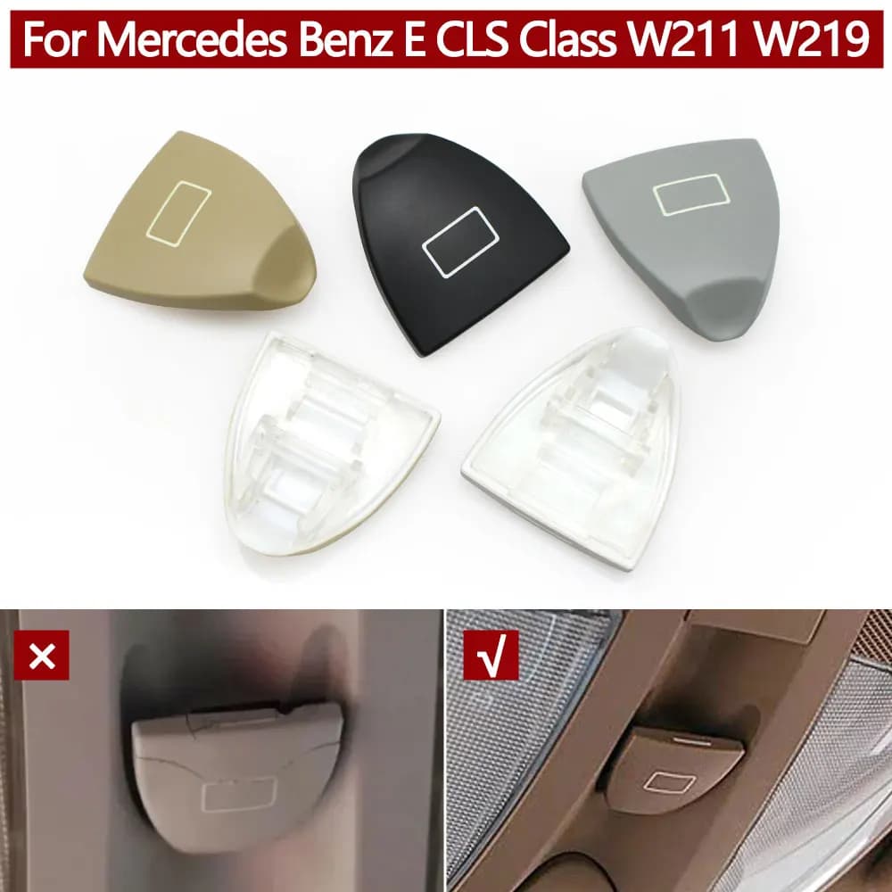 Copertura per Pulsante di Controllo Tettuccio Apribile per Interni Auto Mercedes BENZ Classe E CLS W211 W219 2003-2008 E200 E300 E350 E500