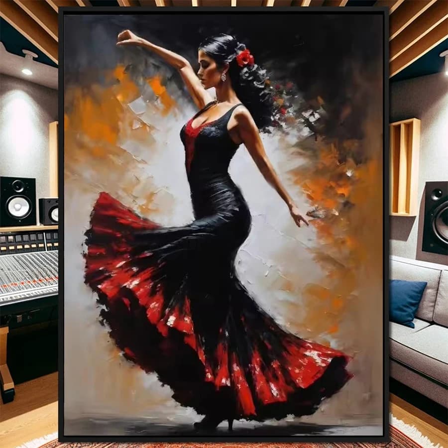 Kit pittura diamante Nuova danza bella ed elegante, ricamo donna mosaico 5D trapano completo diamante punto croce decorazioni per la casa