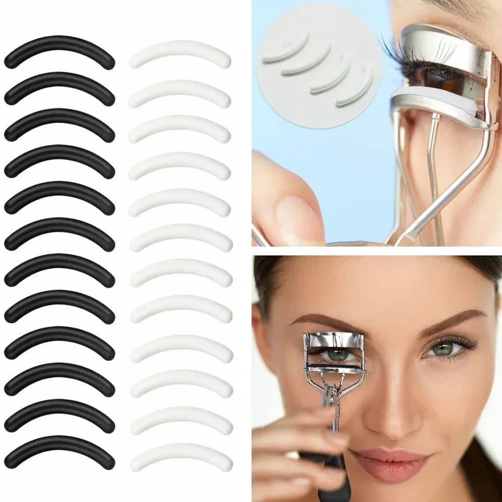10/20/50PCS Bellezza Ciglia Trucco Curling Strumento Per Lo Styling Piegaciglia Cuscinetti di Ricambio Lash delle Donne Piegaciglia di Gomma Ricariche Pad