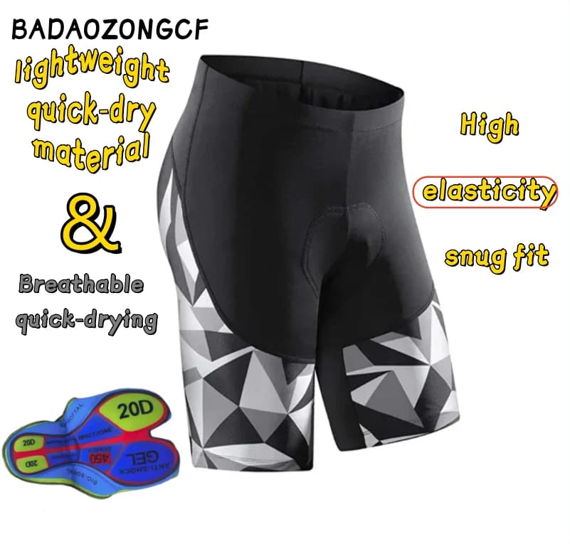 2026 Team Men Summer Cycling Bib Shorts 20D GEL Breathable Sport Mountain Cycling Pants Bike Shorts Cycling Shorts
