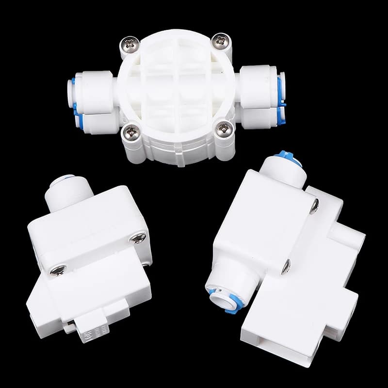 Interruttore di pressione alta/bassa per serbatoio acqua RO, normalmente chiuso/aperto, connessione tubo da 1/4" OD per motore pompa sistema osmosi inversa