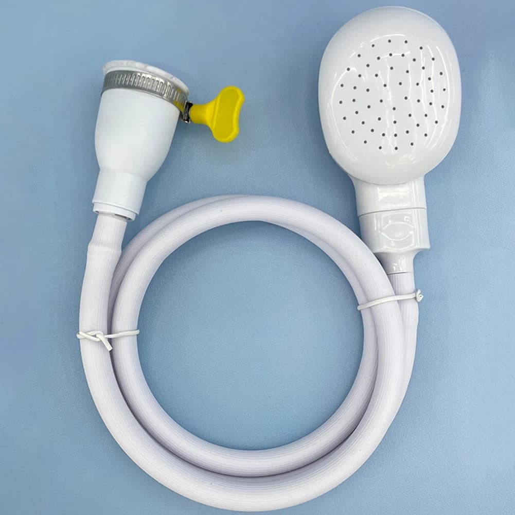 Portatile Pet lavello tubo rubinetto spruzzatore palmare universale cane soffione doccia Spray per il lavaggio dei capelli/lavaggio animali domestici/vasca di pulizia