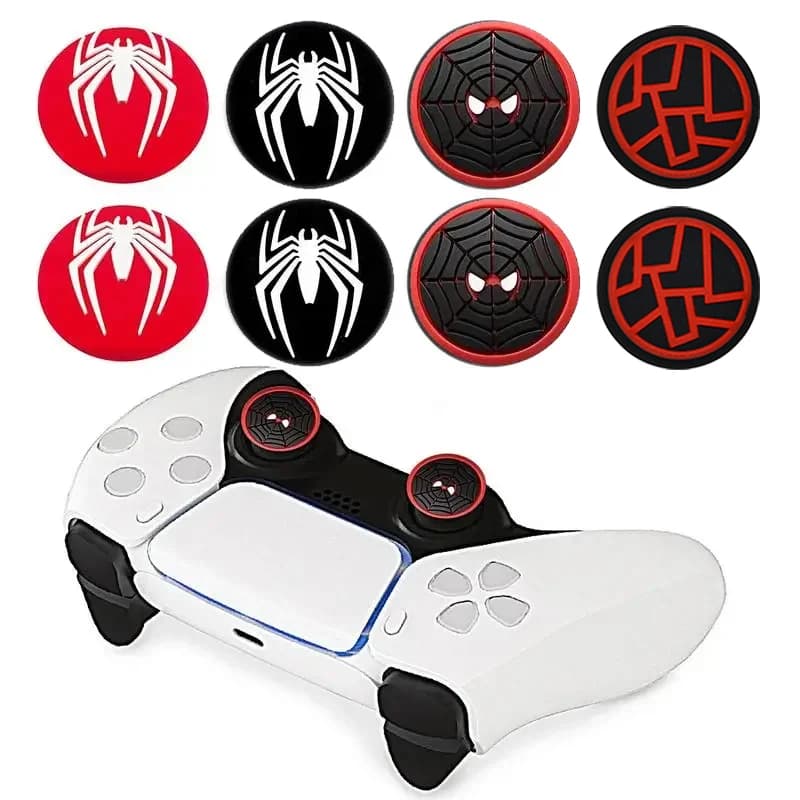 4 pezzi Controller di gioco in Silicone Thumbstick Grip Cap Joystick Cap copertura Joystick antiscivolo per Playstation 5 XBOX accessori PS5