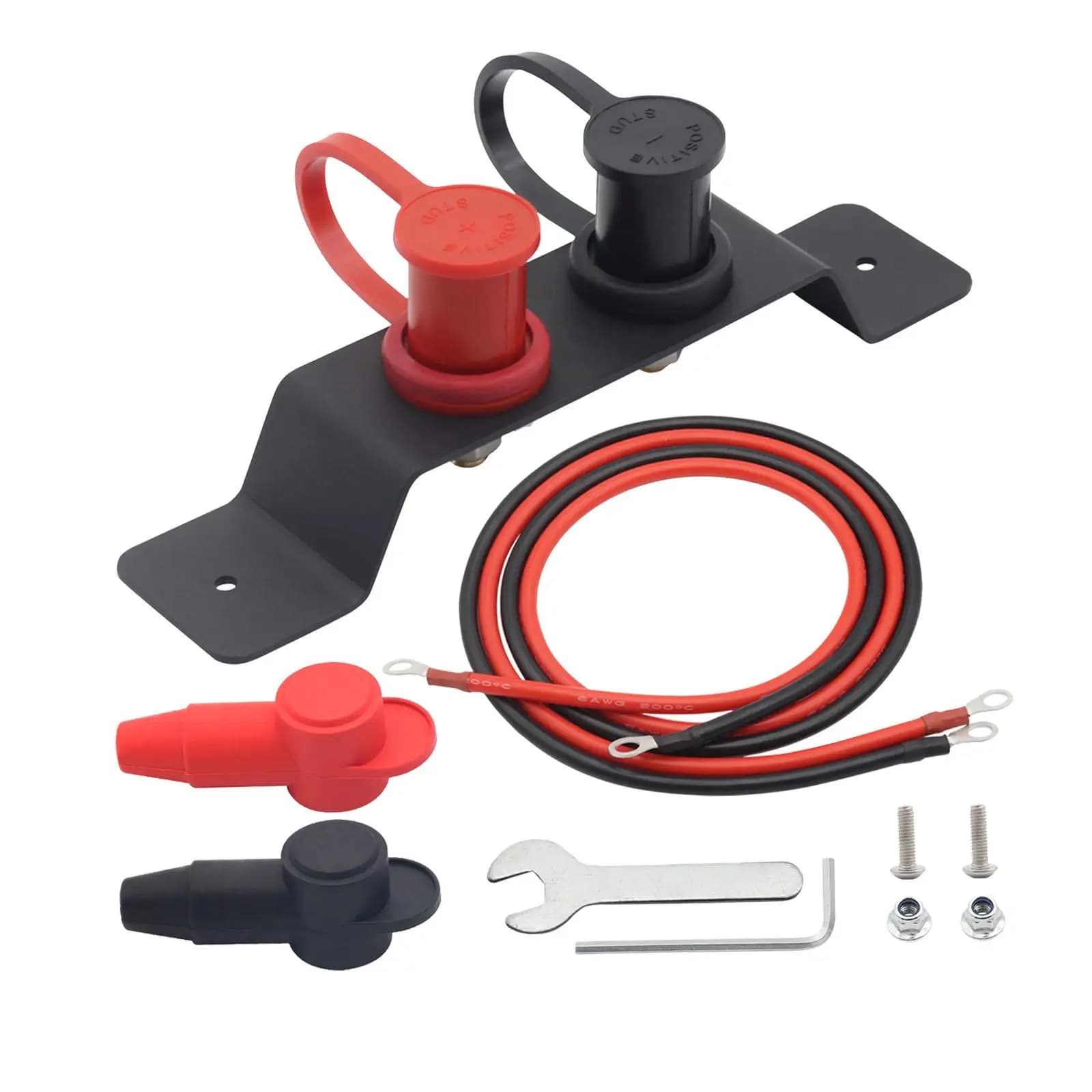 Kit di Riposizionamento Terminali di Ricarica Rapida per Batterie Auto, Veicoli, Camper e Motori - Generico