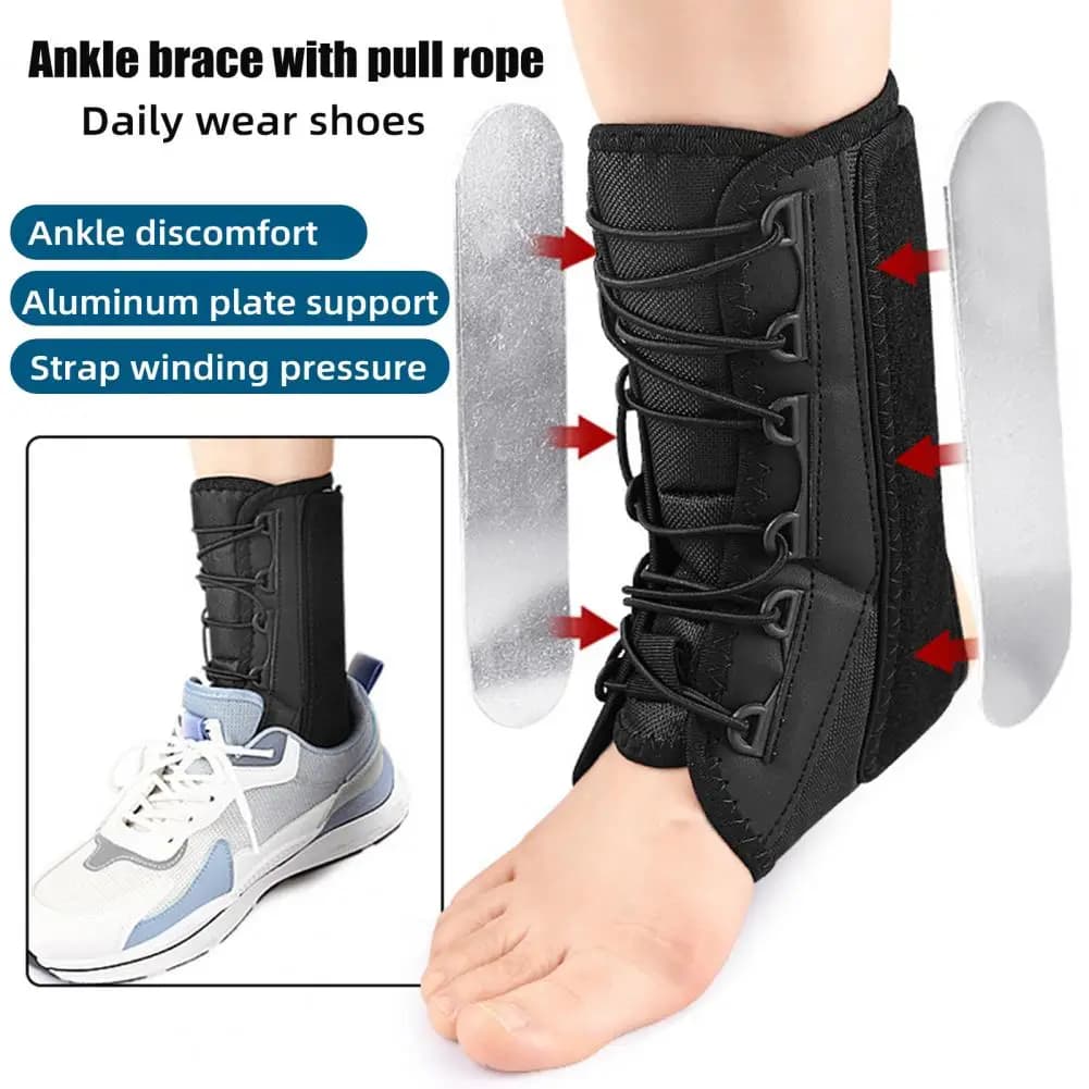 Cinghie di supporto per caviglia per uomo Donna Tutore per caviglia a compressione elastica per fascite plantare Tendinite d'Achille Piede distorsione