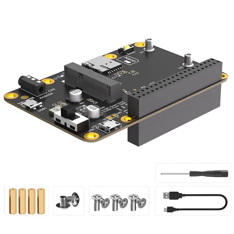 Ingenious-Mini PCI-E WWAN HAT for Raspberry Pi 3G/4G and HAT LTE base expansion board for ARTIK/Rock64