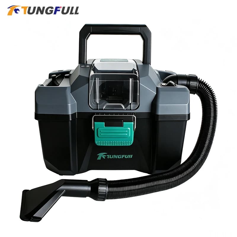 TUNGFULL Aspirapolvere Portatile Wet & Dry ad Alta Aspirazione, Raccoglitore di Polvere per Auto e Casa, Aspirapolvere Industriale Compatto