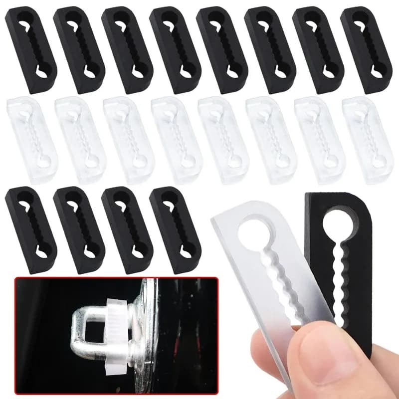 Set di 8 Protezioni per Portiere Auto, Riduzione del Rumore, Copertura Protettiva in Silicone, Cuscinetto Antiurto per Porte Auto
