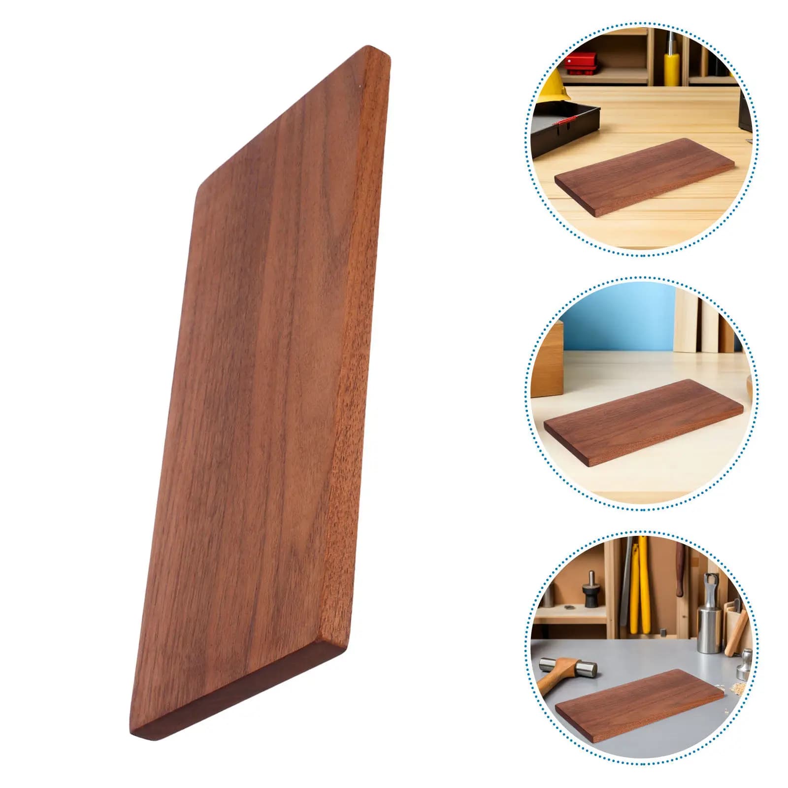 Tavole di Legno di Noce Nero Naturale Non Trattato per Artigianato, Blocchi di Legno Fai-da-Te, Kit per Incisione e Taglio, Pannelli di Compensato per Lavorazioni Artigianali