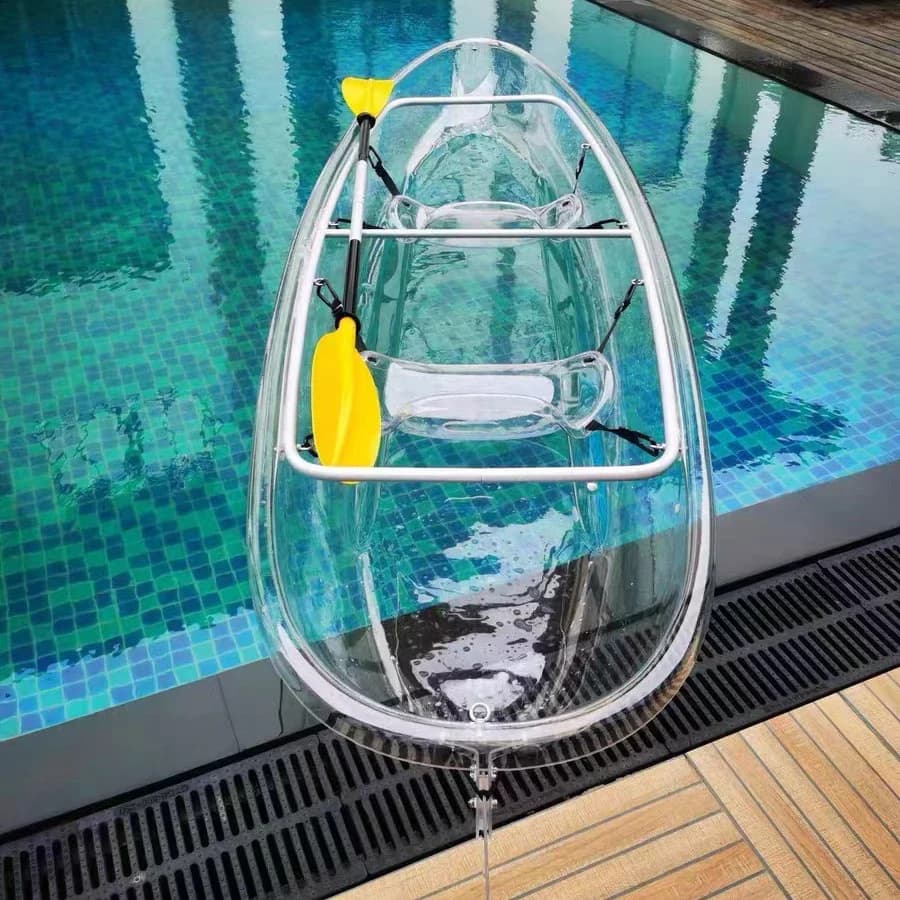 1-2 People Fishing Kayaks Canoe and Kayak Suitable for Rivers and Lakes 2 Man Inflatable Kayak with 2 Paddles and Aluminum Frame