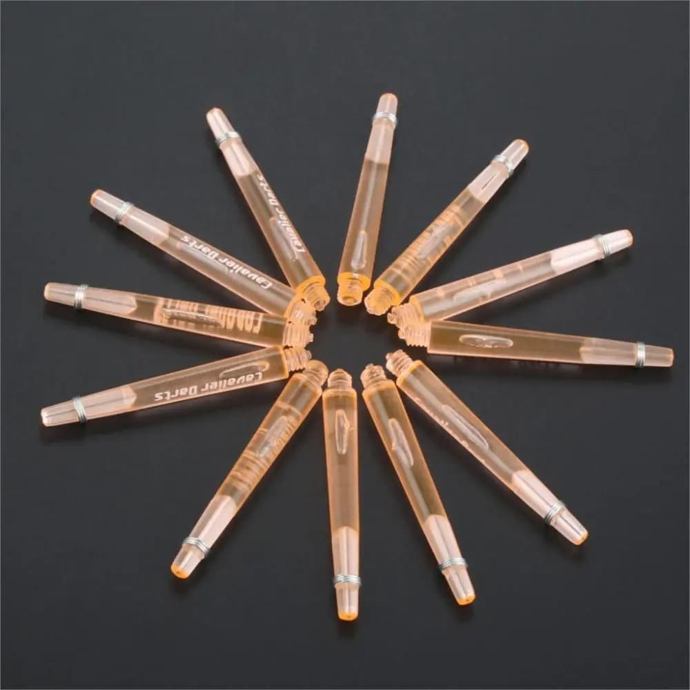 Darts Accessories Tip Replacement 4.5mm Screw Thread Darts Shafts with Stainless Steel O Ring Transparent Dart Stems