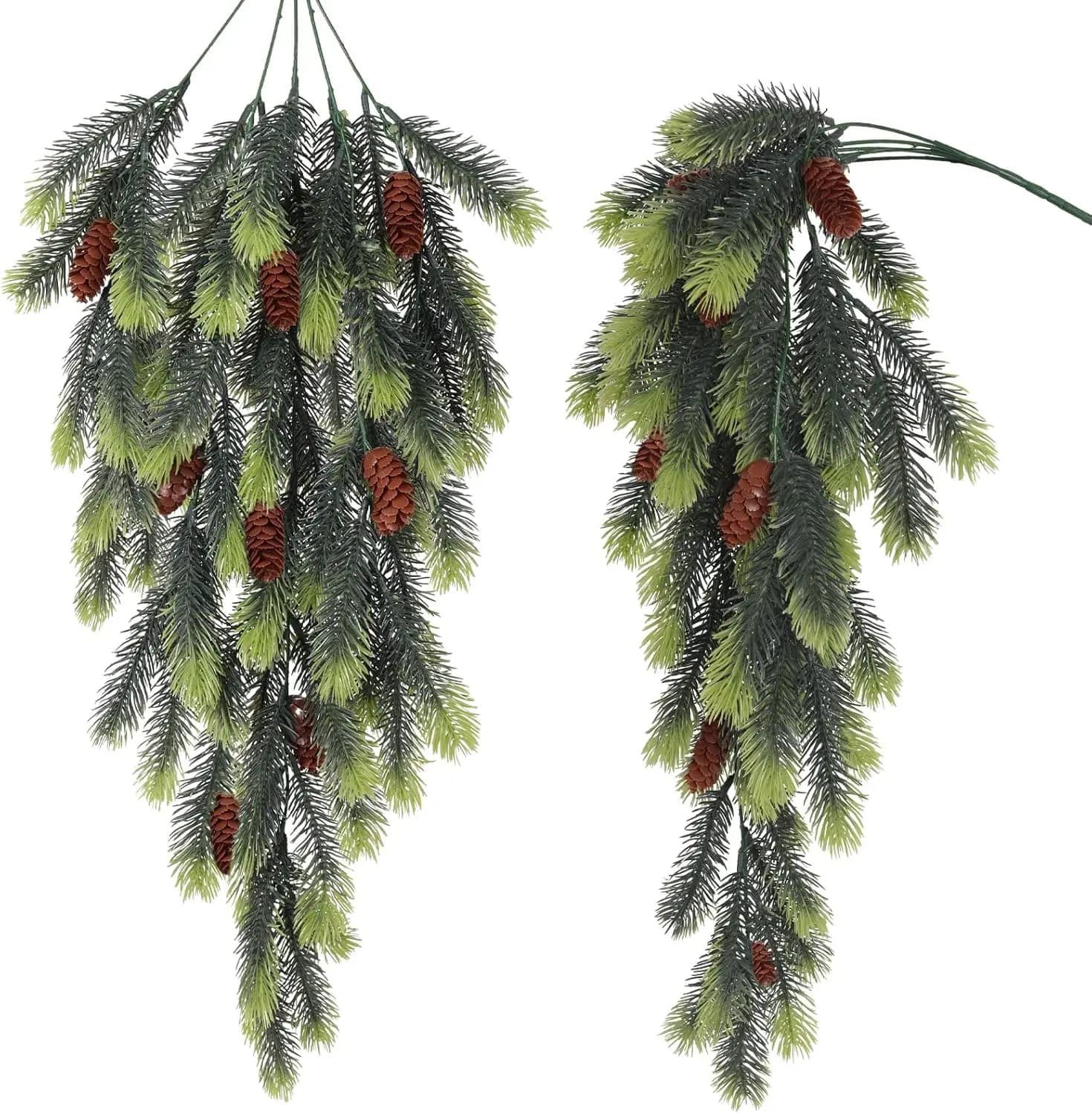 78 centimetri Pino Artificiale Piante di Vite Di Natale Appeso A Parete Picks Finti Ramoscelli Albero di Natale Appeso 2026 Ornamento di Capodanno Navida Decor