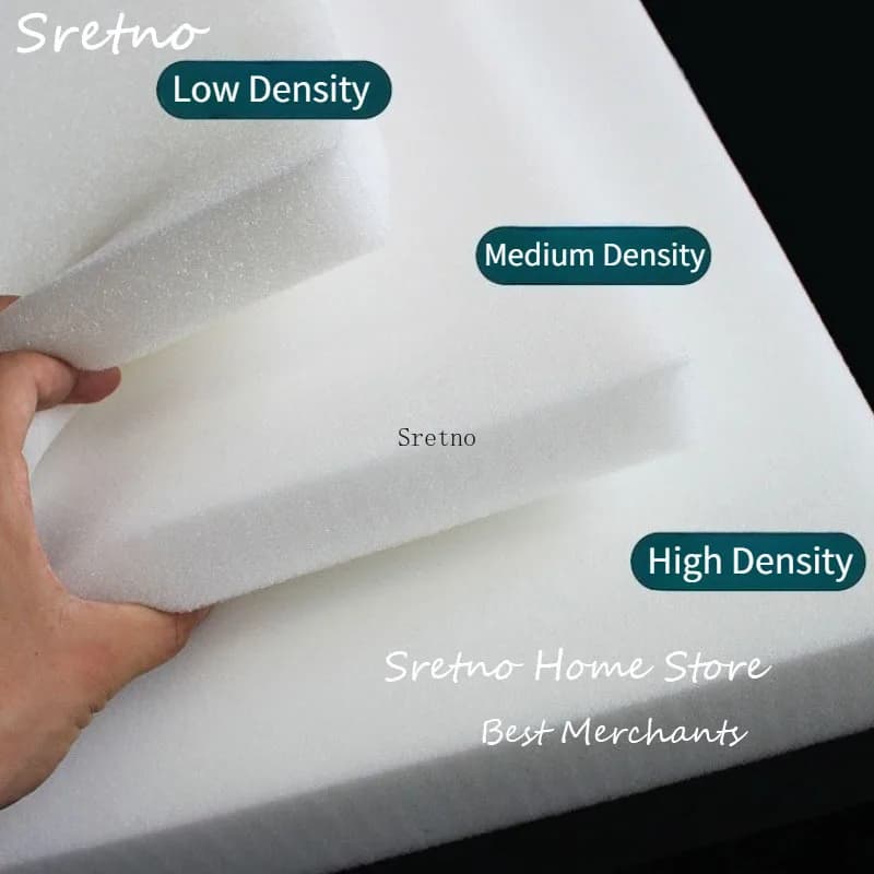 SRETNO Soft Pack Sponge Pad, 18D/28D/35D Blocco di spugna ad alto rimbalzo, Decorazione interna Isolamento acustico Assorbimento degli urti cojines