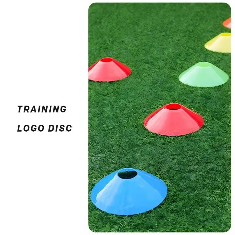 10 piece soccer cone plate, football training plate, sports training equipment for marking on the practice field in agile