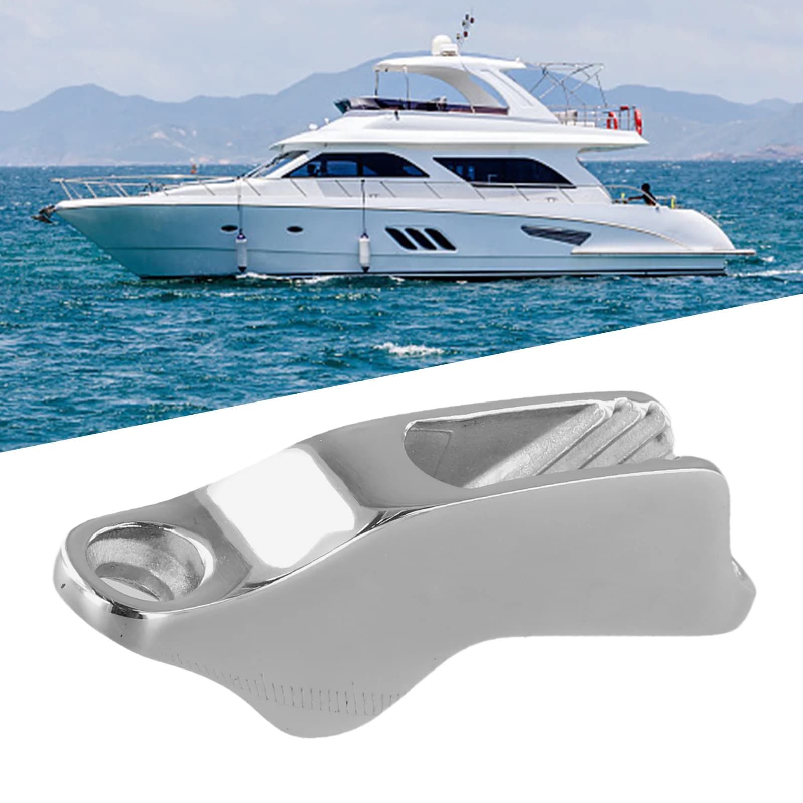 Kayak Rope Tensioners 316 Stainless Steel Clamps Marine Environments 316 Stainless Steel Rope Clamps Crafted For Marine Use