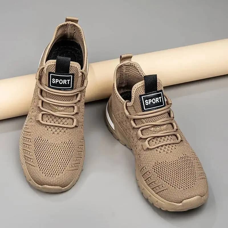 Corsa leggera da uomo: scarpe sportive in mesh traspirante adatte per esercizi di jogging e palestra, modello 2025 di vendita caldo