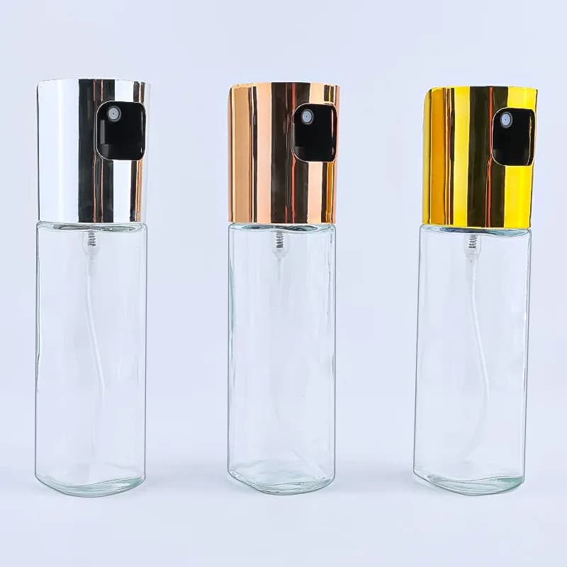 Kitchen Oil Sprayer, Glass Olive Oil Mister for Air Fryer, High Pressure Atomizing Edible Oil Spray Bottle