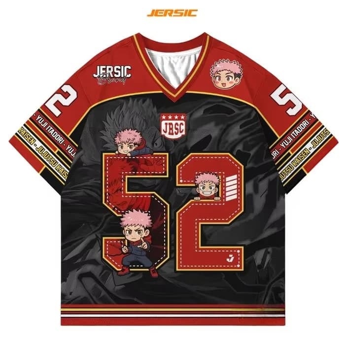 2026 New Summer Anime Jujutsu Kaisen Yuji Itadori Graphic T-shirt 3D All Over Print Jersey Adult & Kids Sizes Streetwear Tee