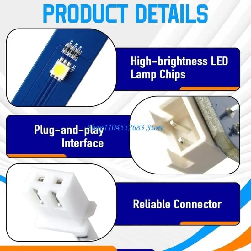 Strisce per pannelli luminosi a LED Y6GD 4 pezzi 24V per stampante 3D, nessun cablaggio necessario, installazione semplice