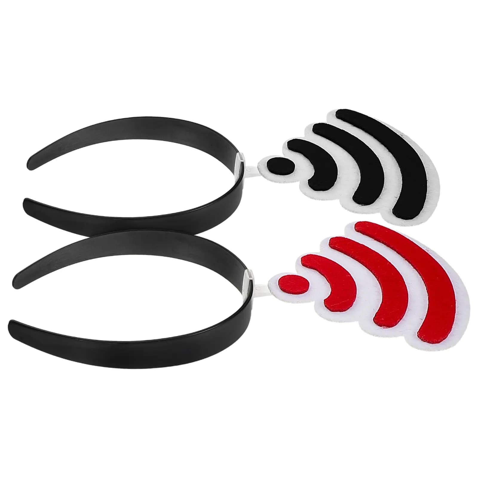 2 Pezzi Fascia per Capelli WiFi con Antenna Unica, Comoda in Tessuto, per Bambini e Adulti, Accessorio per Foto, Decorazione per Feste e Celebrazioni