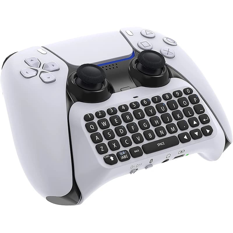 Per controller PS5, accessori controller DualSense Chatpad Bluetooth 3.0 per tastiera DualSense5 e chat dal vivo di gioco