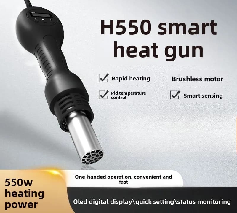Intelligent Heat Gun H550 Small Handheld Portable Mini Mobile Phone Repair High Temperature and High Power